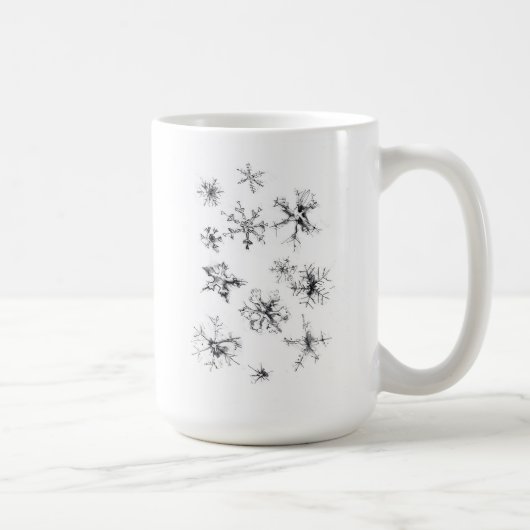 Mug Flèches de neige en chute délicate (Droite)