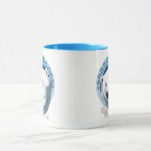 Mug Flèches de neige Ours Polaire Art Nouveau (Centre)