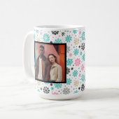 Mug Flèches de neige rétro (Devant gauche)