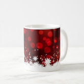 Mug Flèches de neige - Rouge (Devant droit)
