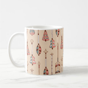 Mug Flèches Dessinées À La Main, Vintages Colorées.