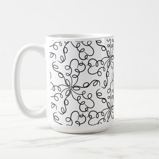 Mug Flèches noires et blanches (Gauche)