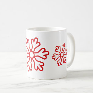 Mug Flèches rouges blanches