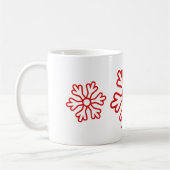 Mug Flèches rouges blanches (Gauche)