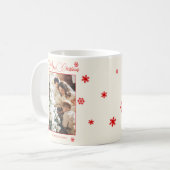 Mug Flèches rouges | Photo de famille de Noël (Devant gauche)