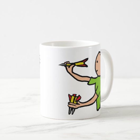 Mug fléchettes (Devant droit)