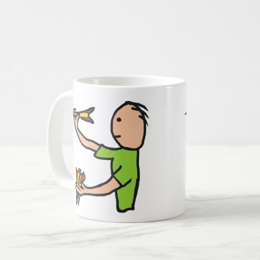 Mug fléchettes (Devant gauche)
