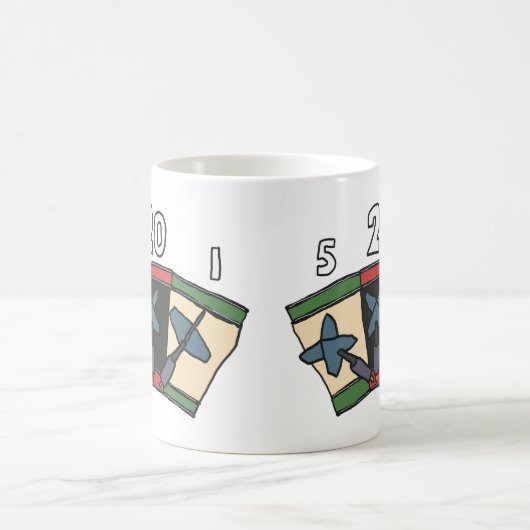 Mug fléchettes 180 (Centre)