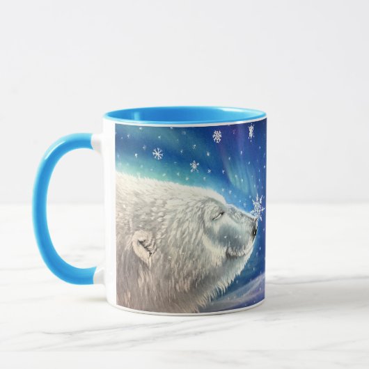 Mug - Fléchettes de neige à l'ours polaire par Mic (Gauche)