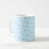Mug Fléchettes de neige, Bleu glacé, Fléchettes de nei (Devant gauche)