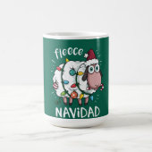 Mug Fleece Feliz Navidad Funny Cute Sheep Noël (Centre)