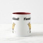 Mug Fleece Feliz Navidad Funny Sheep Joke (Centre)