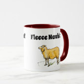 Mug Fleece Feliz Navidad Funny Sheep Joke (Devant droit)