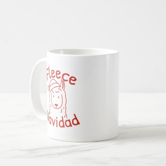 Mug Fleece Navidad (Devant gauche)