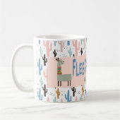 Mug Fleece Navidad Christmas Llamas (Gauche)