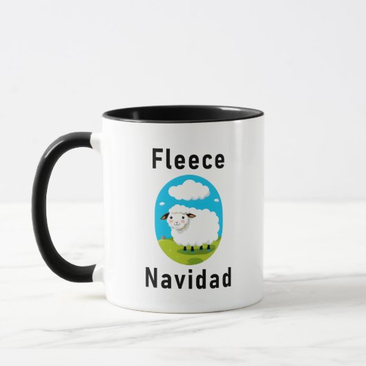 Mug "Fleece Navidad" Noël (Gauche)