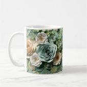 Mug Fleur 3 D Vert (Gauche)