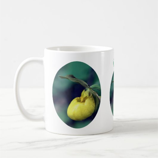 Mug Fleur à chlipper jaune personnalisée (Gauche)