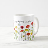 Mug Fleur à la pavot (Devant droit)