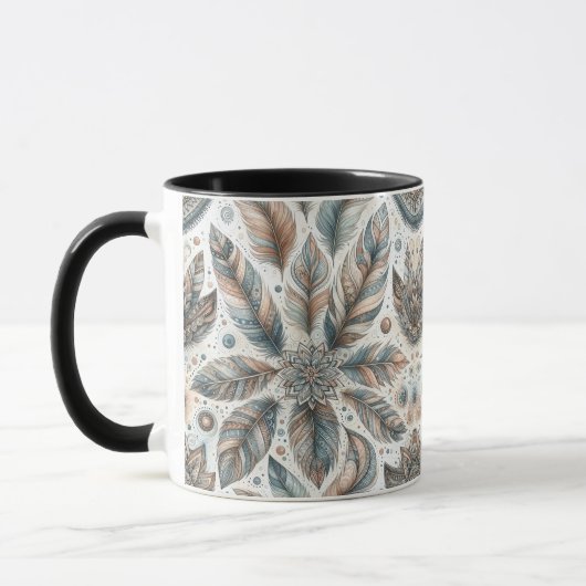 Mug Fleur à Plumes (Gauche)