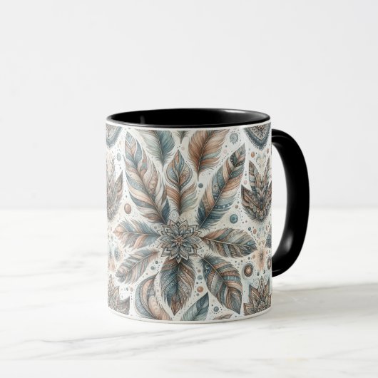 Mug Fleur à Plumes (Devant droit)