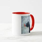 Mug Fleur à souder de chats noirs (Devant droit)