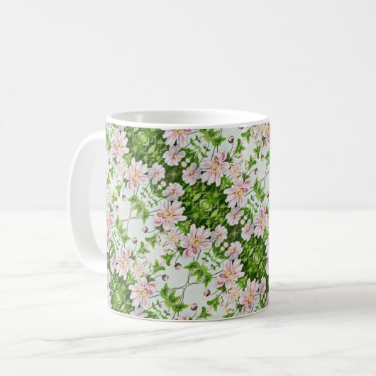 Mug Fleur à vent japonaise - (Devant gauche)