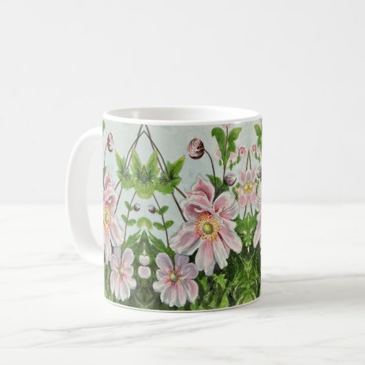 Mug Fleur à vent japonaise - (Devant gauche)