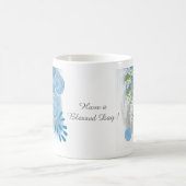 Mug Fleur abstrait personnalisée (Centre)