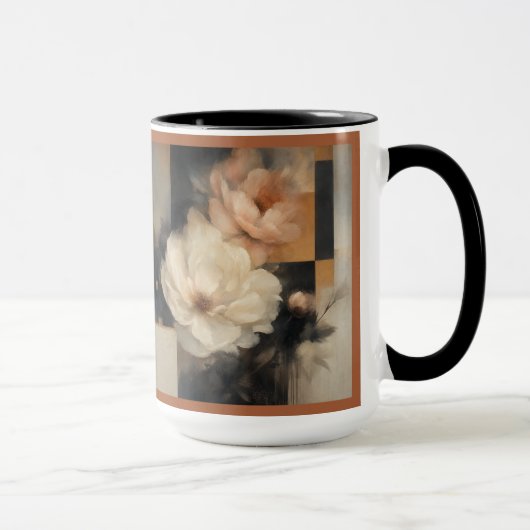 Mug "Fleur abstraite" (Droite)