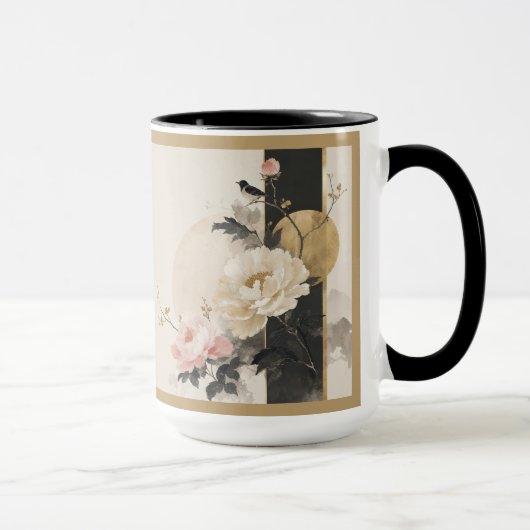 Mug "Fleur abstraite" (Droite)