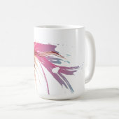 Mug Fleur Abstraite d'Hibiscus (Devant droit)