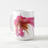 Mug Fleur Abstraite d'Hibiscus (Devant gauche)