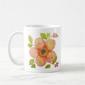 Mug Fleur aquarelle (Gauche)