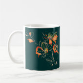 Mug Fleur Aquarelle Art Déco (Gauche)