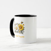 Mug Fleur avec but (Devant gauche)
