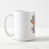 Mug Fleur avec Grace Elegant Floral Femme Silhouette (Gauche)