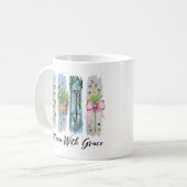 Mug Fleur avec Grace Garden Floral Art (Devant gauche)