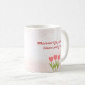 Mug Fleur avec grâce - Poudre florale de printemps ins (Devant droit)
