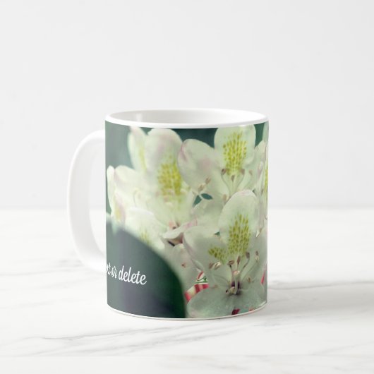 Mug Fleur Azalea personnalisée (Devant gauche)