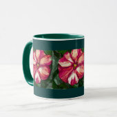 Mug Fleur Balsam rose (Devant gauche)