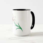 Mug Fleur blanche (Devant droit)