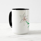 Mug Fleur blanche (Devant gauche)