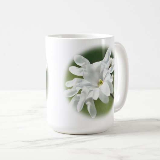 Mug Fleur blanche de Magnolia (Devant droit)