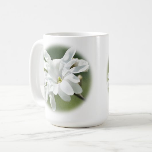 Mug Fleur blanche de Magnolia (Devant gauche)