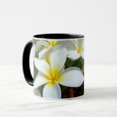 Mug Fleur blanche de Plumeria d'Hawaï (Devant gauche)