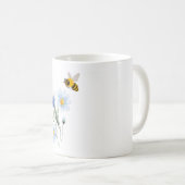 mug fleur bleu  (Devant droit)