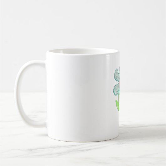 Mug Fleur bleue (Gauche)