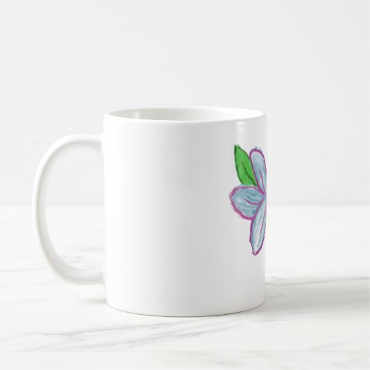 Mug Fleur bleue (Gauche)