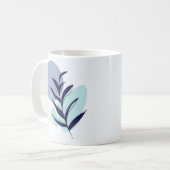 Mug Fleur bleue bohème (Devant gauche)